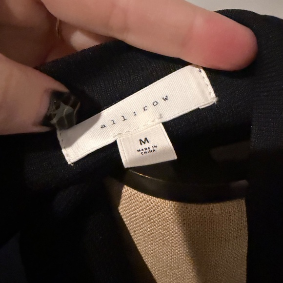 All:Row Sleeveless Top in Black Size Medium - Picture 7 of 8